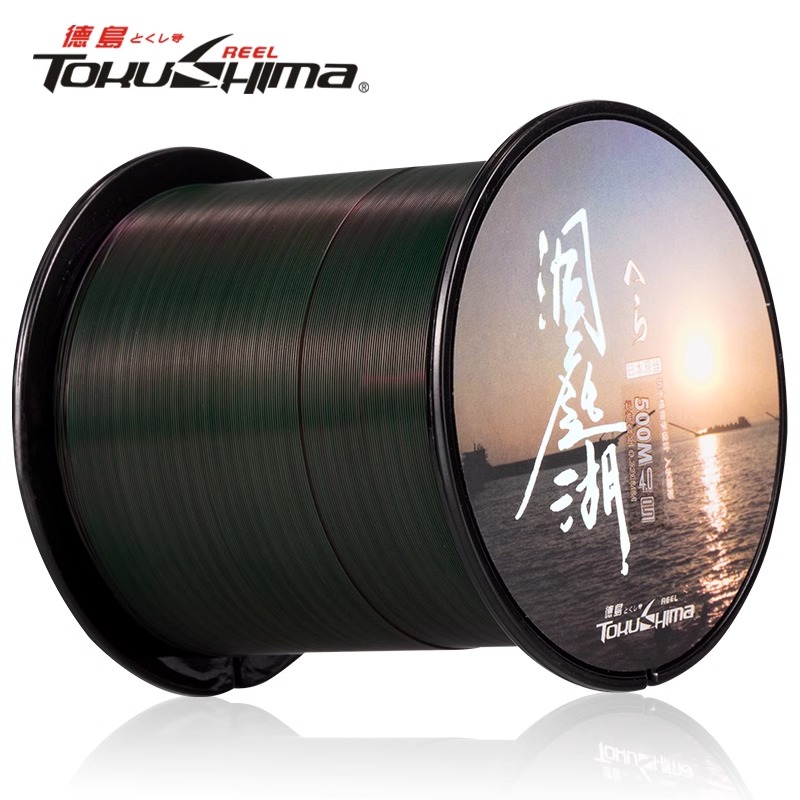 德岛鱼线洞庭湖500米主线正品强拉力路亚线尼龙线矶钓海杆钓鱼线
