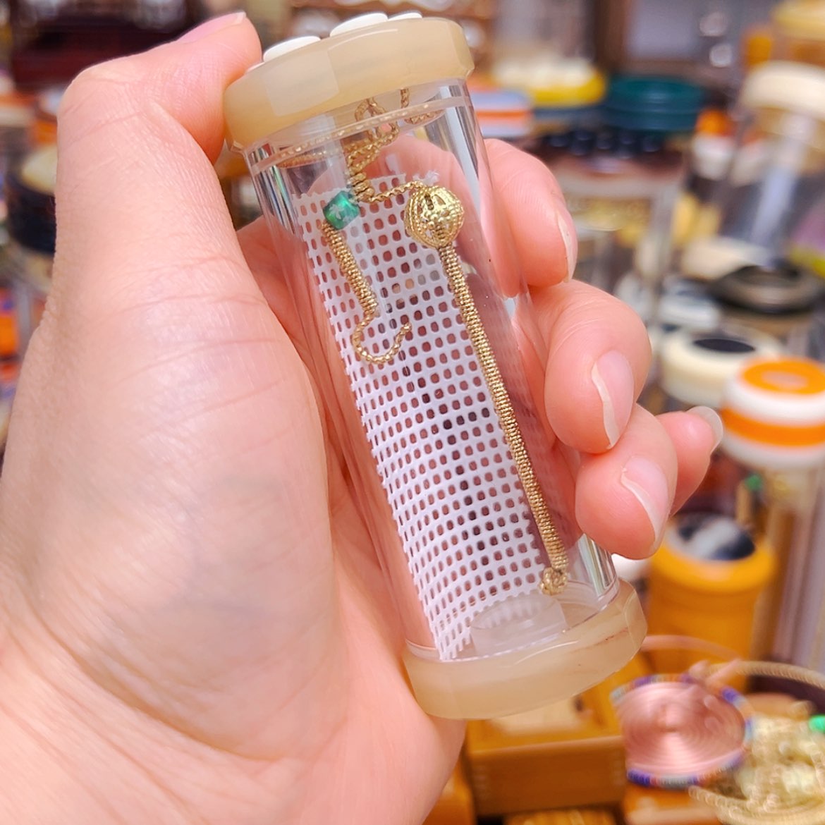 【闪购商品】牛角十二边竹蛉筒➕攀爬簧➕柬埔寨