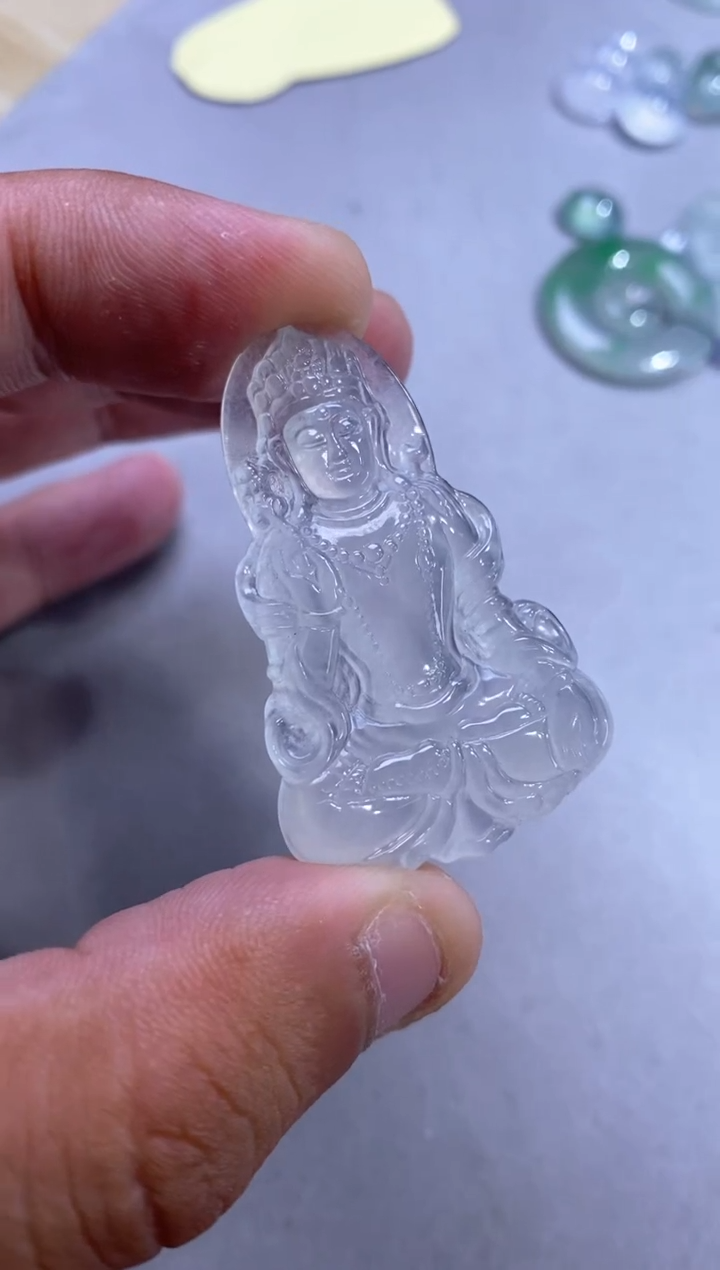 【闪购商品】翡翠度母未镶嵌度母1880