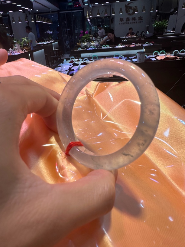 纯天然缅甸A货翡翠（暴风雪）