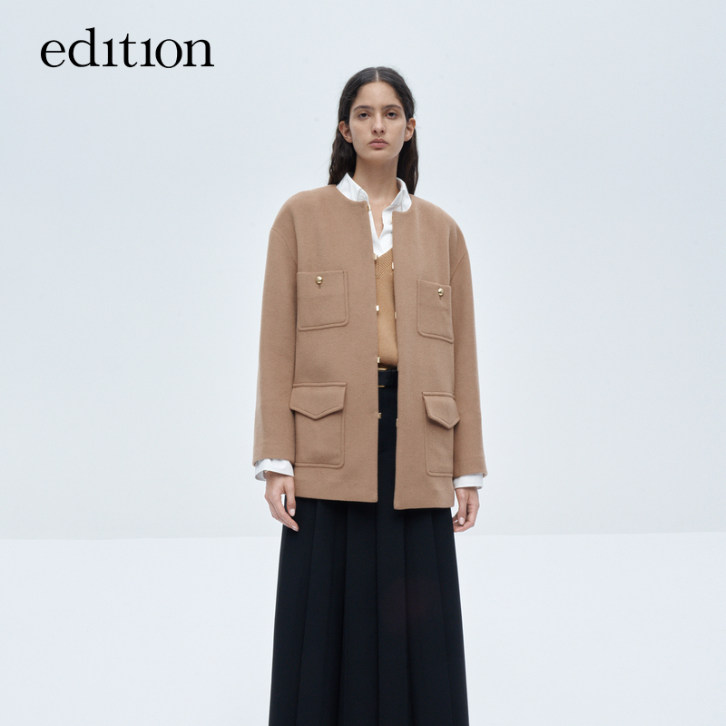 【商场同款】edition冬小香风双面外套#EBC4COT015