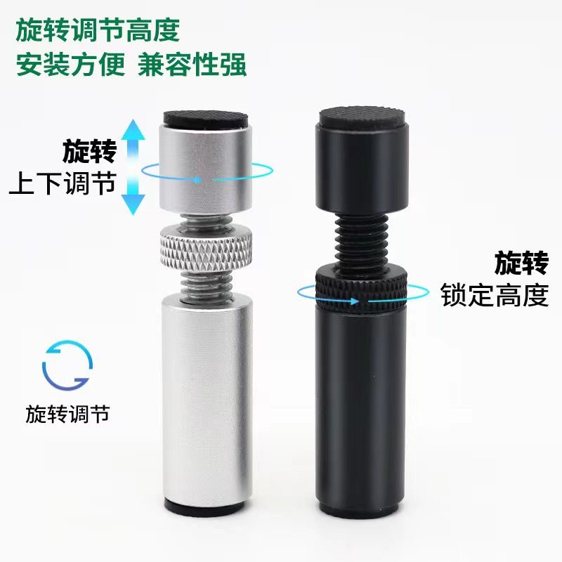 竖装立式电竞支架伸缩千斤顶海景房全铝磁吸可调节固定显卡支撑架