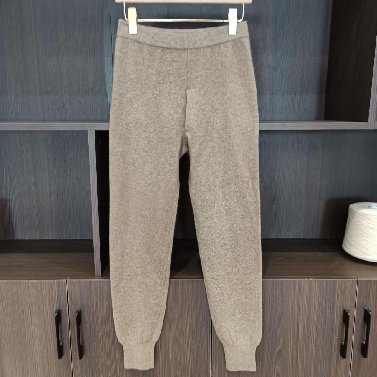 【男款打底裤】宽松型净面加厚修身针织不褪色羊绒长款8122