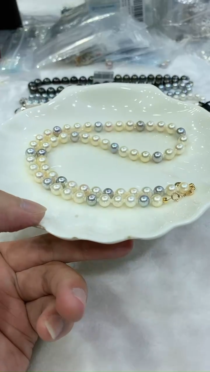 【闪购商品】海水珍珠颈饰18K金镶嵌Z107