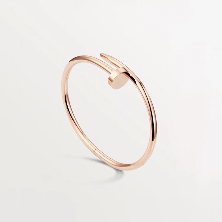 99新 Cartier/卡地亚 JUSTE UN CLOU系列  宽版无钻钉子手镯