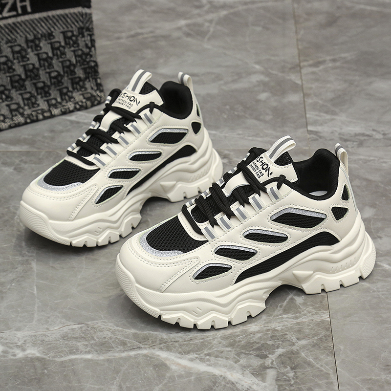 品牌女鞋春季新款老爹鞋