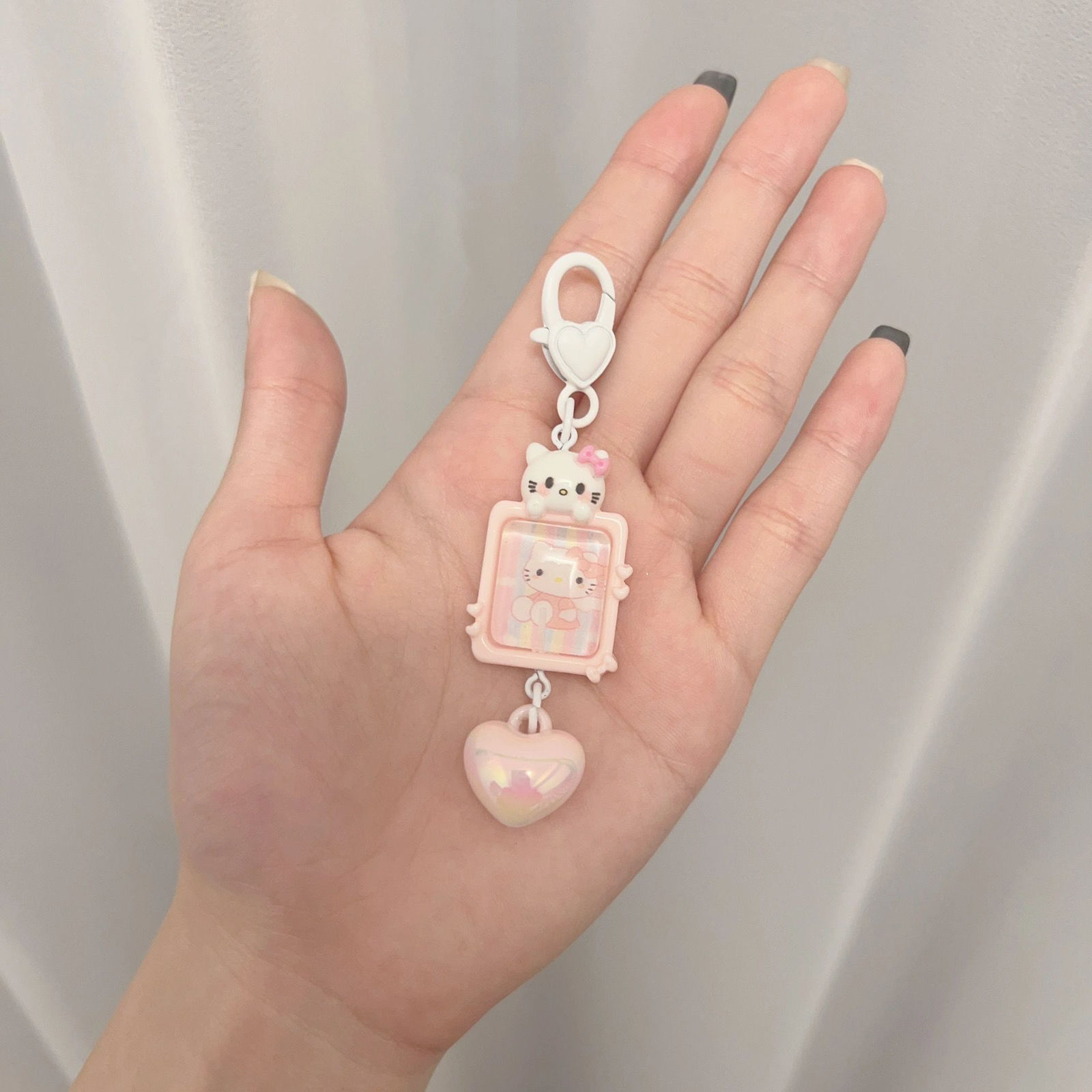 【秋天】ins风奶油胶凯蒂猫挂件钥匙扣卡通三丽鸥书包挂件钥匙扣