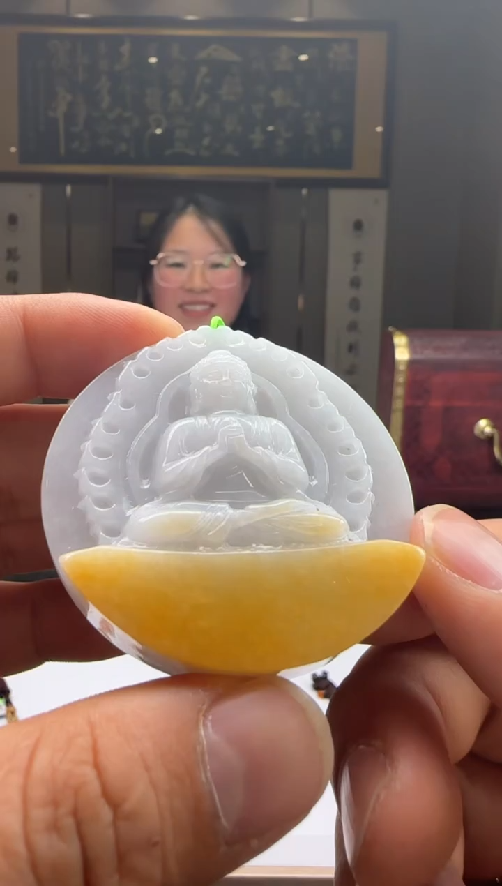 【闪购商品】翡翠颈饰未镶嵌CW@@LD1225H105