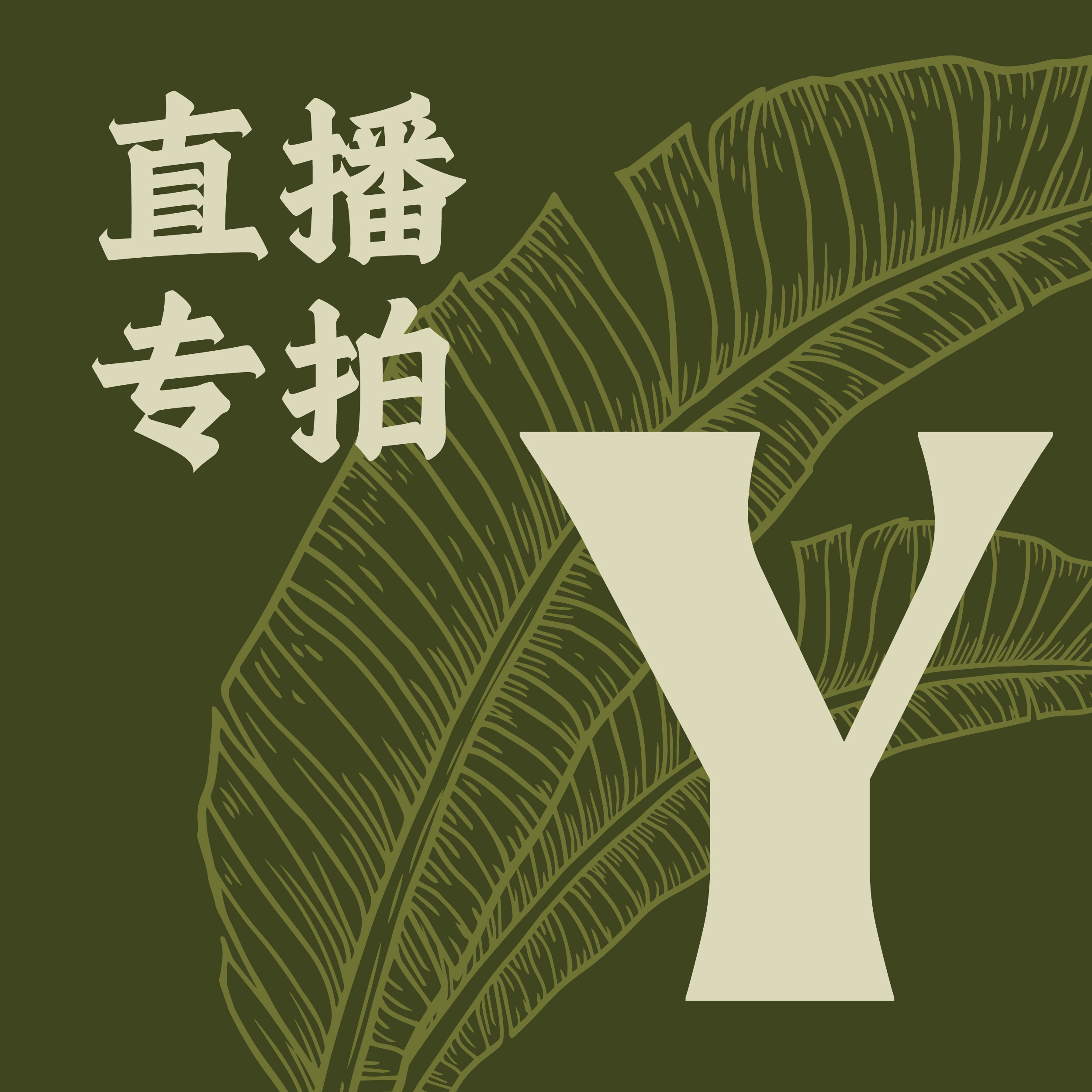 纵野 / Y号直播链接 热带观叶盆栽装饰趣味盆景绿植落地