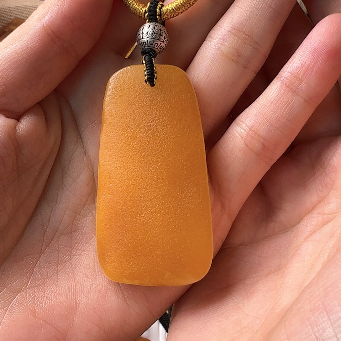 【闪购商品】琥珀颈饰未镶嵌琥珀蜜蜡吊坠