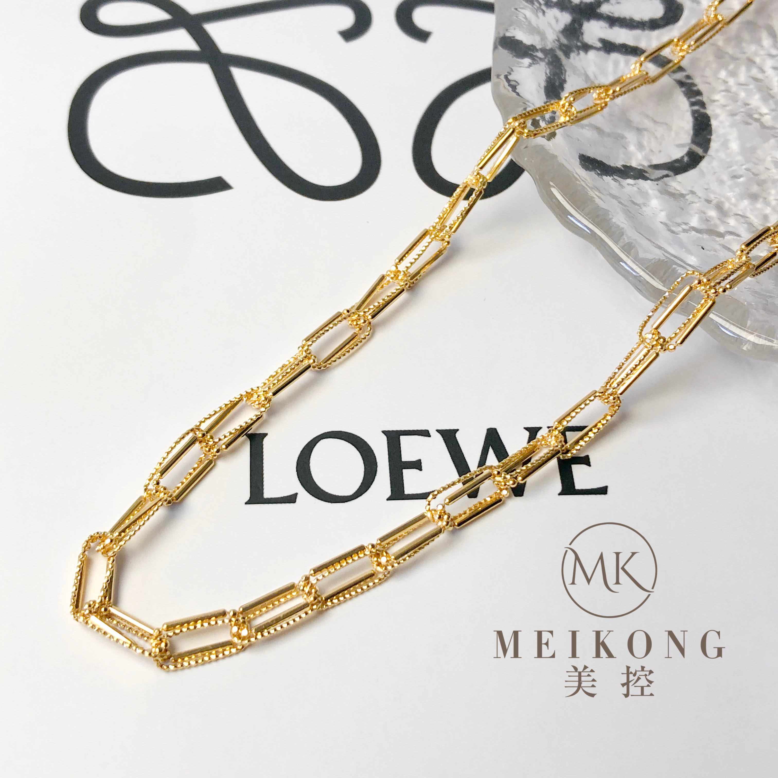 【美控MK】18K黄可调节双卡链/仙女必备/轻奢/多退少补多样性发其一