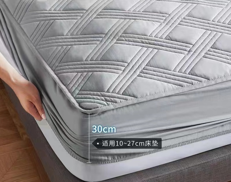 表层100棉  夹棉床笠 夹棉床笠