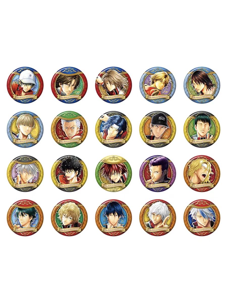 网球王子 JS限定 新网球王子 原画吧唧徽章 第二弹  盲盒代拆