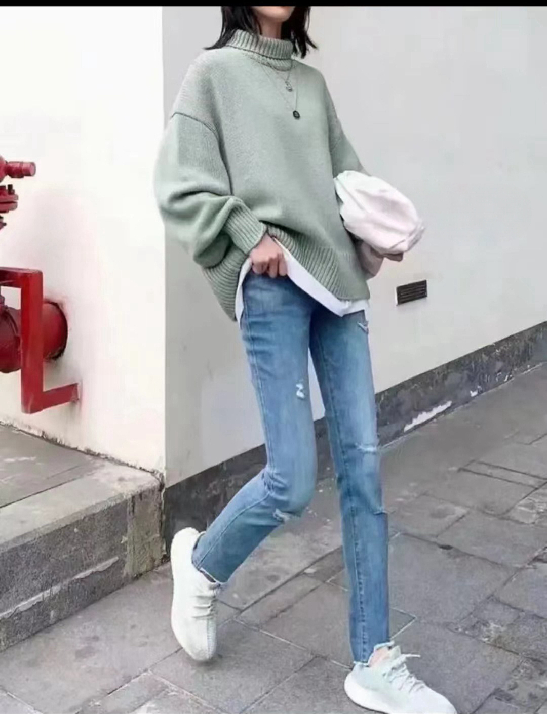 阿家新款时尚月芽裤（不退换）5100326
