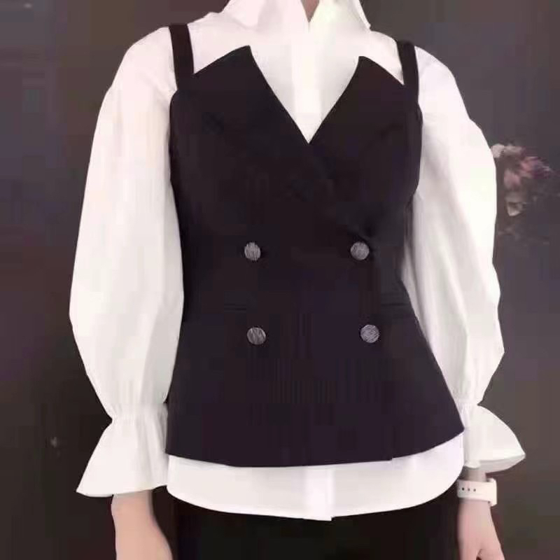 阿家马甲英伦风马夹 5001301038（不退换）