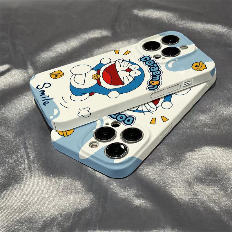巧壳可爱奶油叮当猫iphone1314promax菲林壳12苹果11XS手机壳XR女