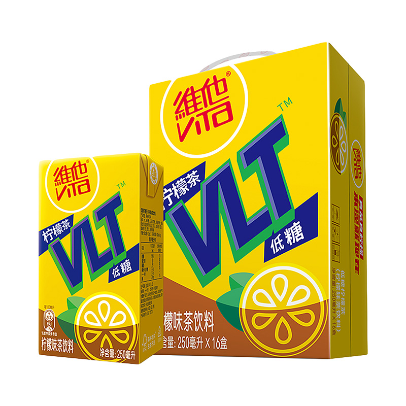 维他低糖柠檬茶饮料 250ml*16