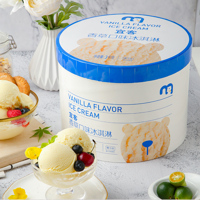 宜客冰淇淋 香草口味 3kg