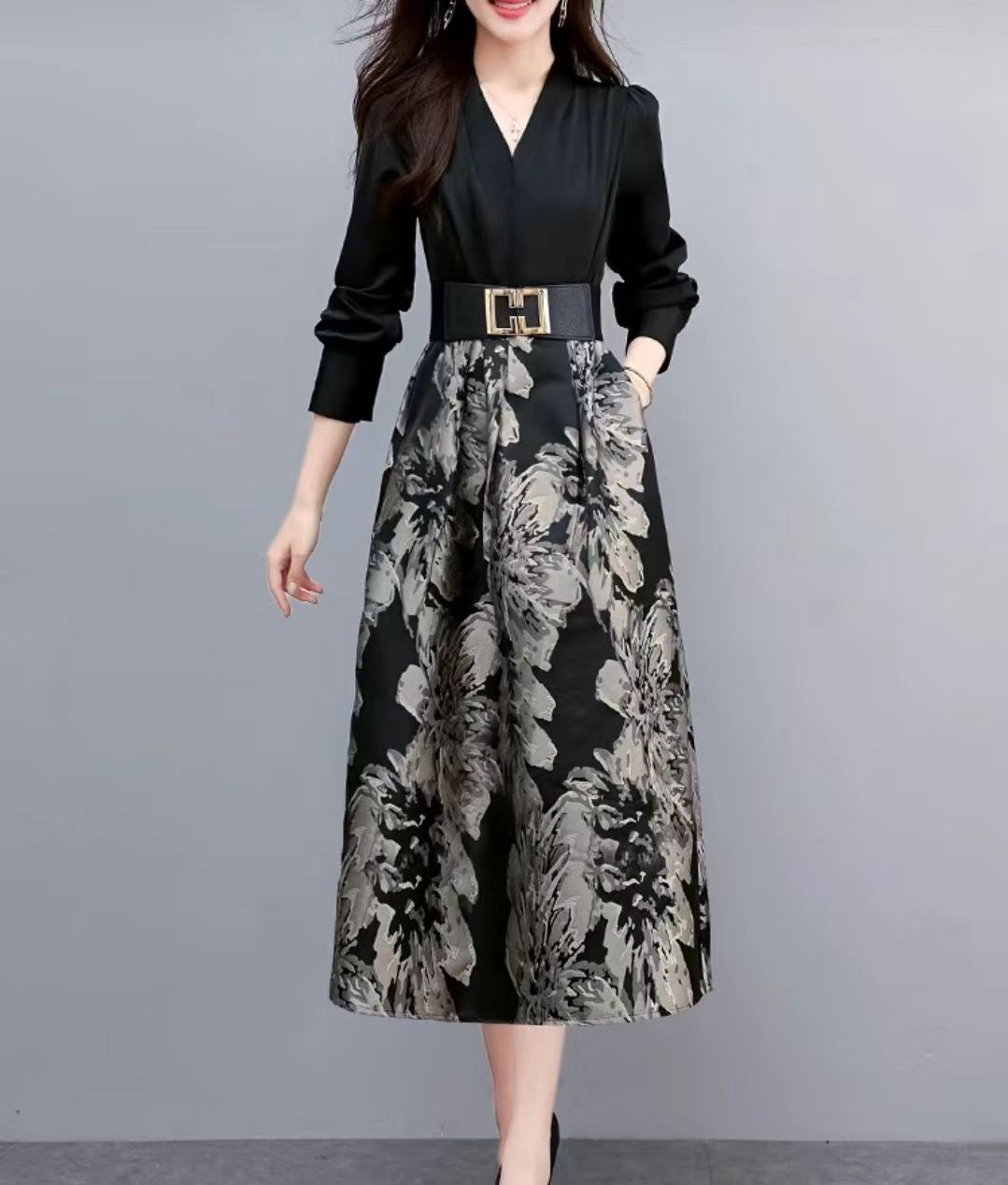 【1451-1500】芸芸设计风时尚连衣裙女