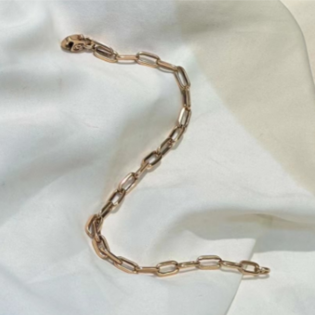 99新 Cartier/卡地亚 斯巴达系列 18k金 简约 时尚  男士 手链   