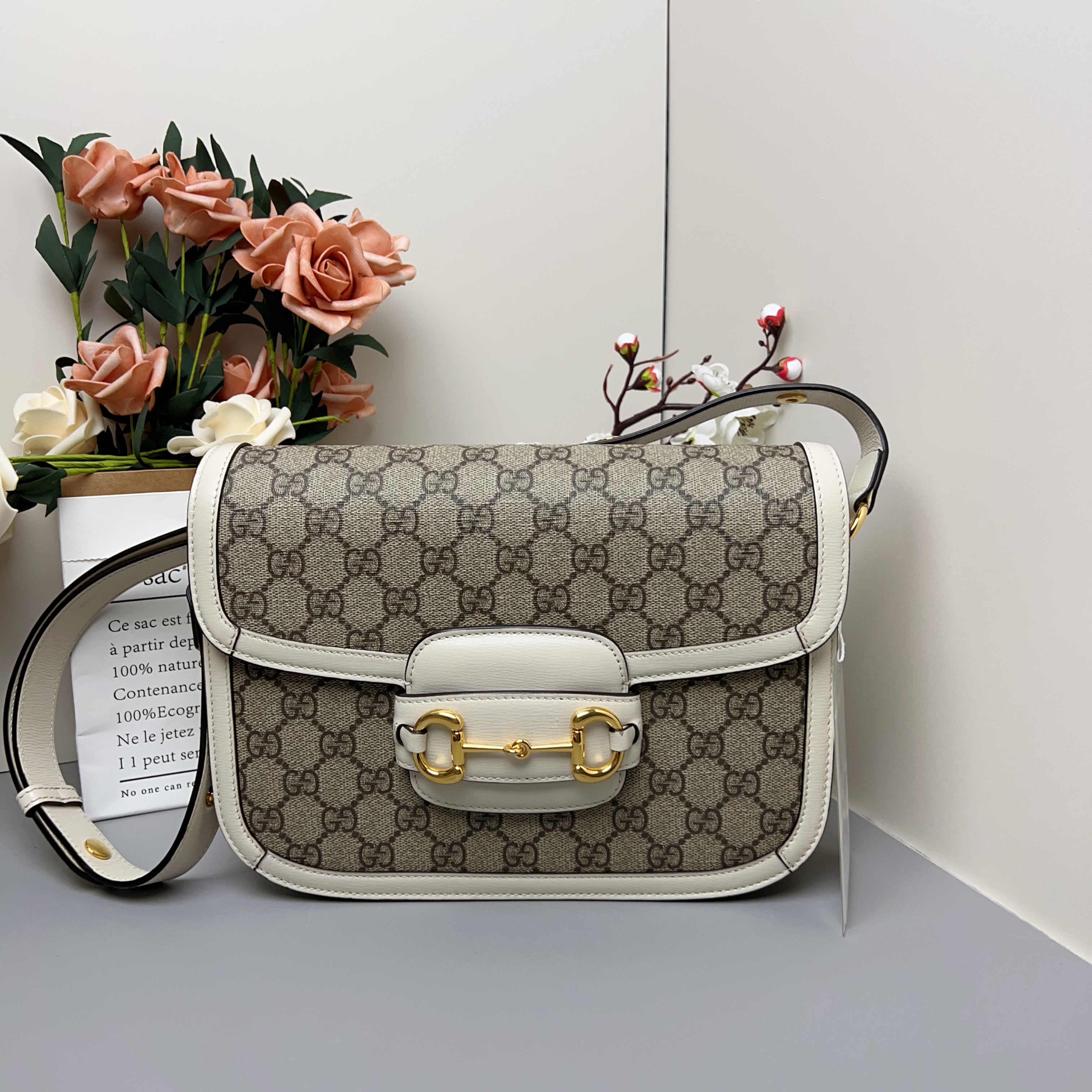 95新 GUCCI/古驰 Gucci古驰 1955 系列邮差包 K02594