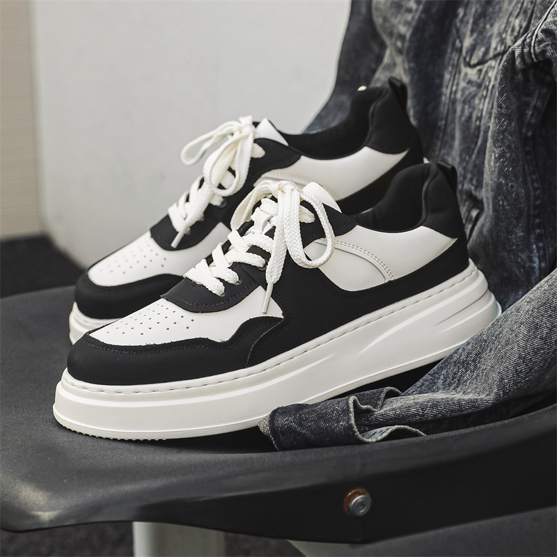 增高鞋2026四季男鞋新款板鞋潮流百搭小白鞋男士舒适男士增高鞋