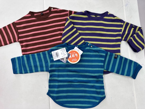 日单ma-keys 科技自发热毛衣 宝宝秋冬毛衣内搭中性风