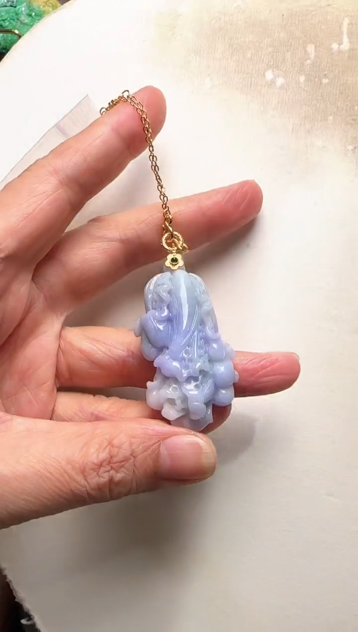 【闪购商品】翡翠颈饰未镶嵌国风