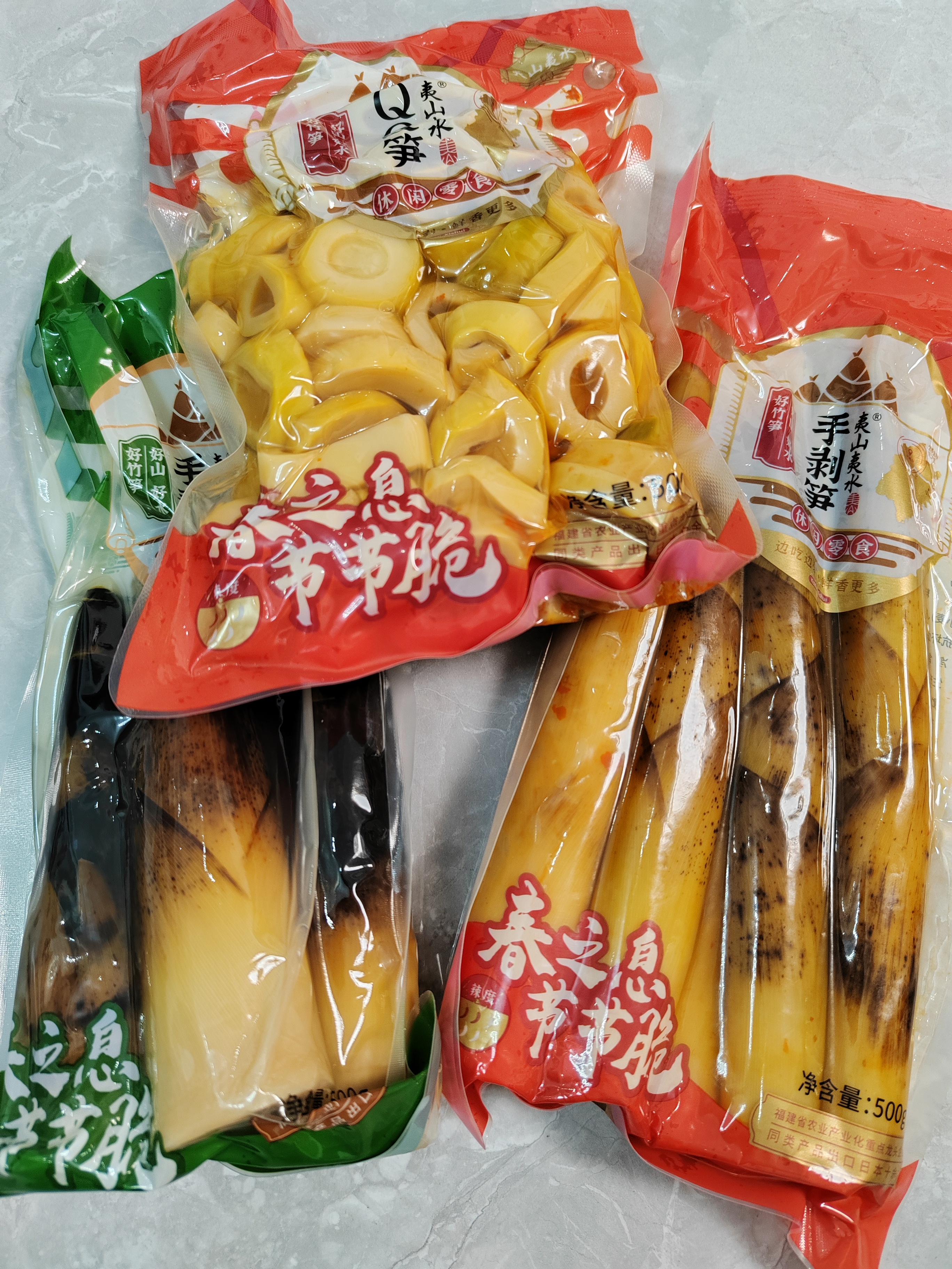 夷山夷水笋牙特价款1月生产日期只有老汤和泡椒口味3斤装