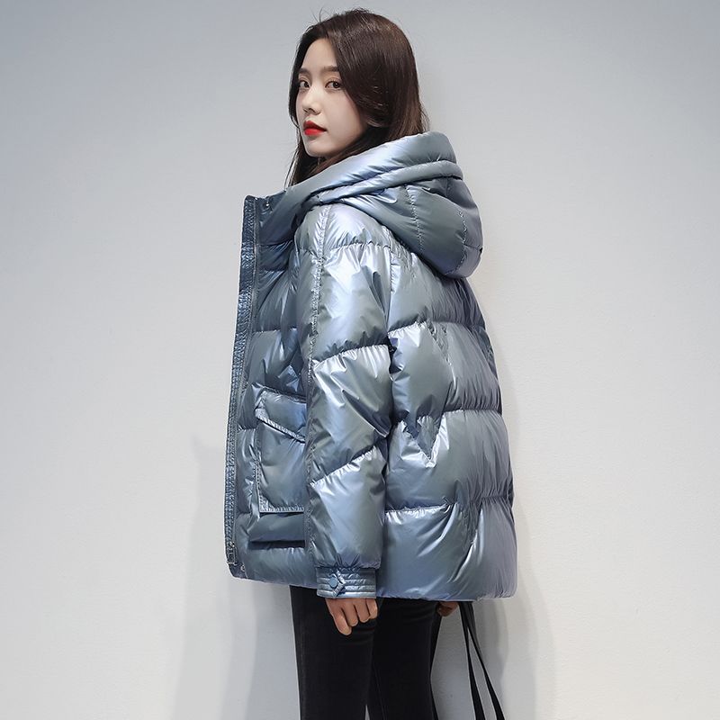 波司澄短款羽绒棉服女2023新款爆款冬季亮面时尚洋气小个子女式加