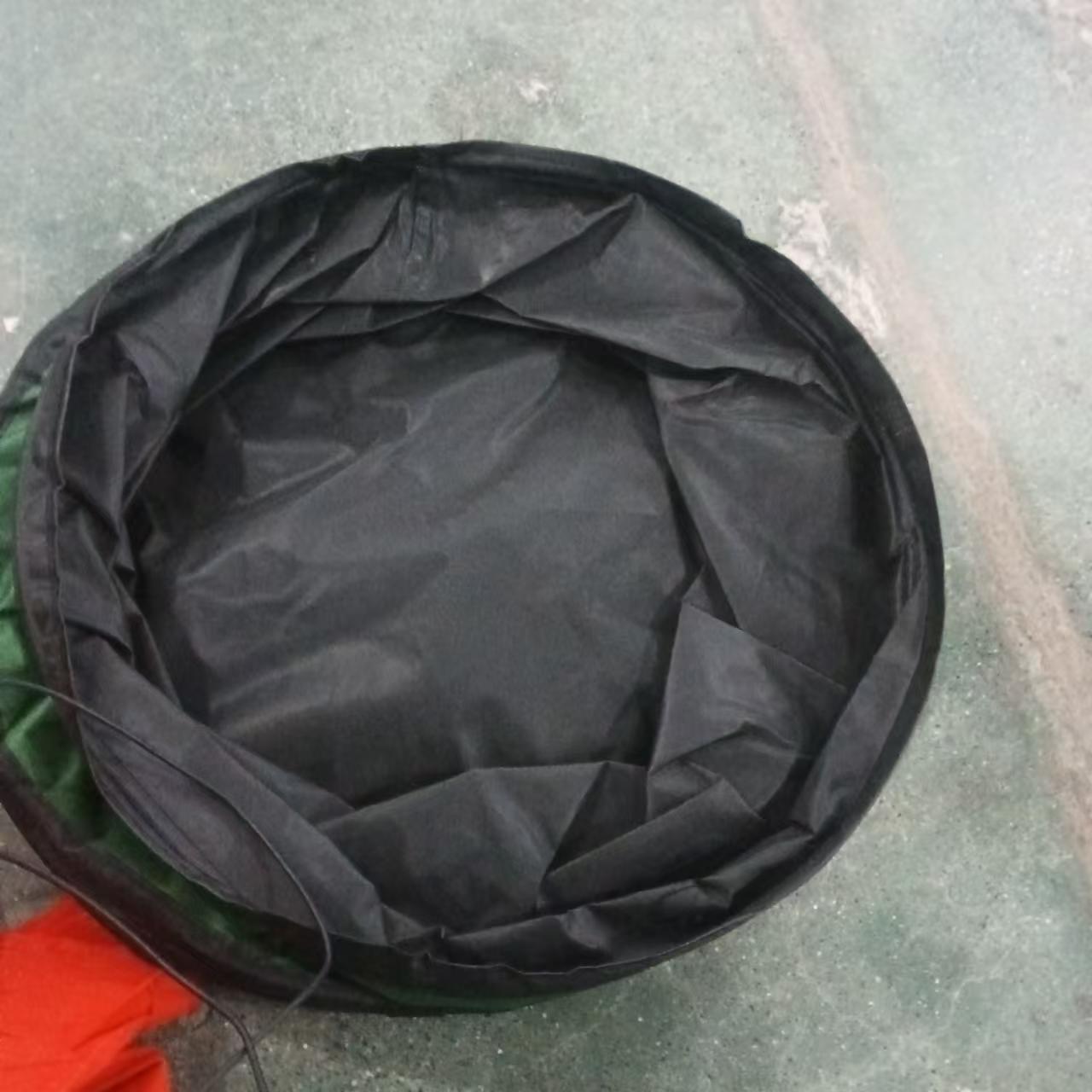 中号黑胶绿色脏衣收纳篮脏衣篮发1个