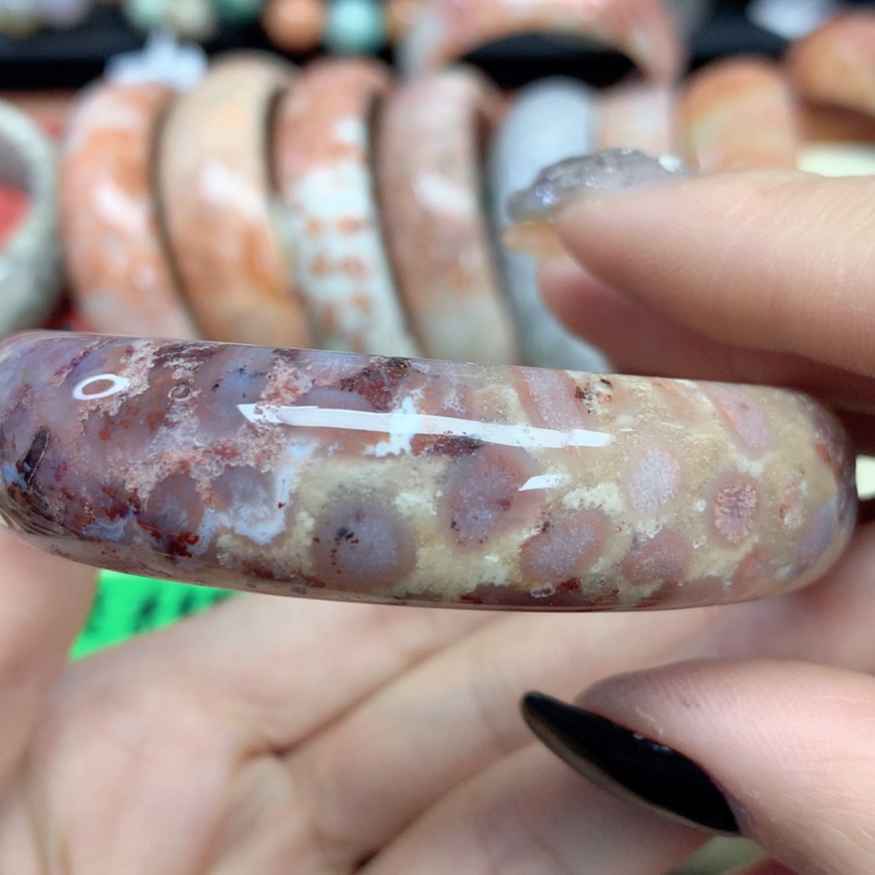 【闪购商品】硅化珊瑚（珊瑚玉）手链未镶嵌027