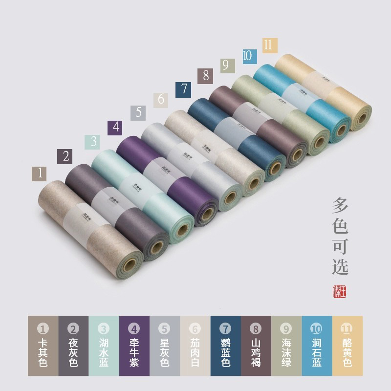 厦亨工坊彩绘绢本素色防水茶席茶桌布麻布茶旗禅意高档户外新中式