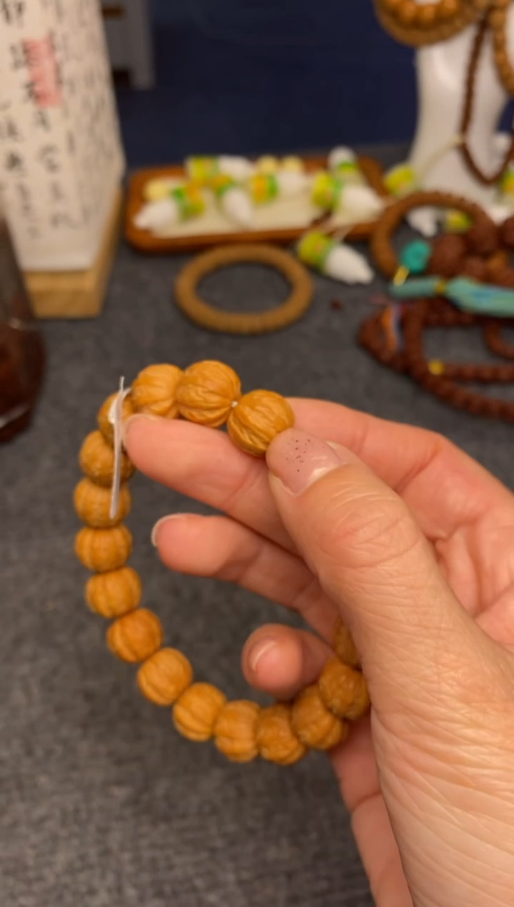 【闪购商品】猴头核桃手串猴头京八棱蚂蚁纹