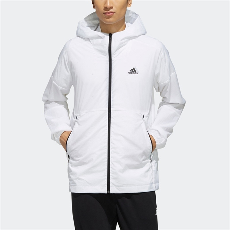 Adidas阿迪达斯新款男子运动薄款速干防晒衣夹克外套EH3768