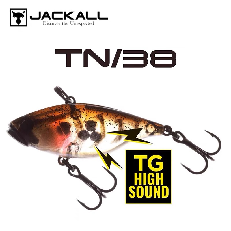 JACKALL 22新款 TN38微物噪音震颤VIB 假饵远投高性能下沉路亚饵