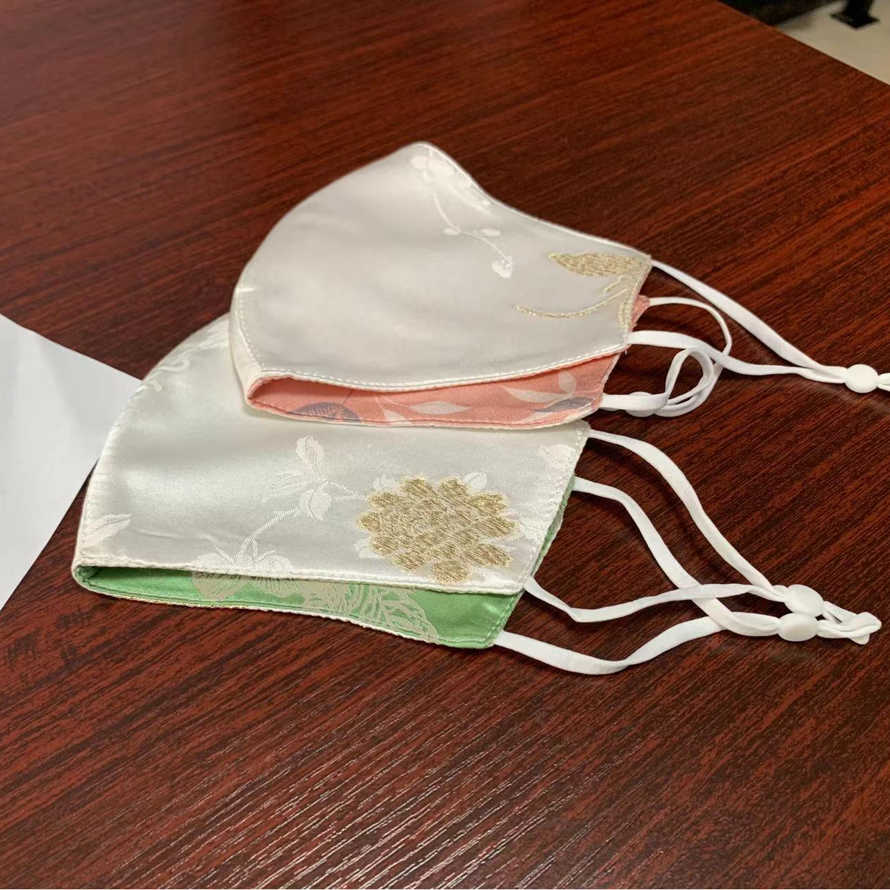 新款真丝女桑香云纱透气防晒敏感肌遮脸面罩遮阳古风面纱