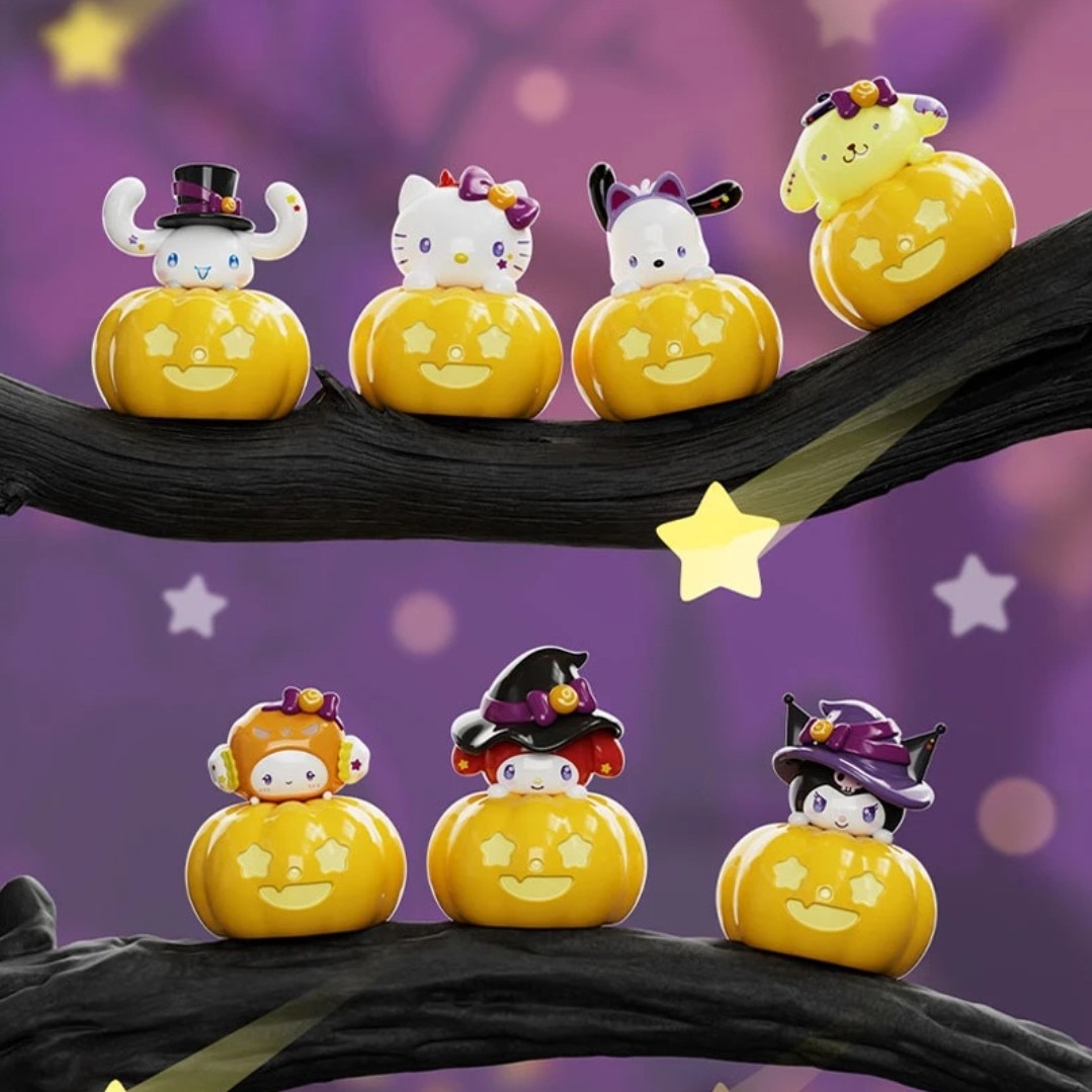 【拆盒拆袋】三丽鸥捣蛋鬼系列萌粒盲盒公仔车载摆件万圣节礼物