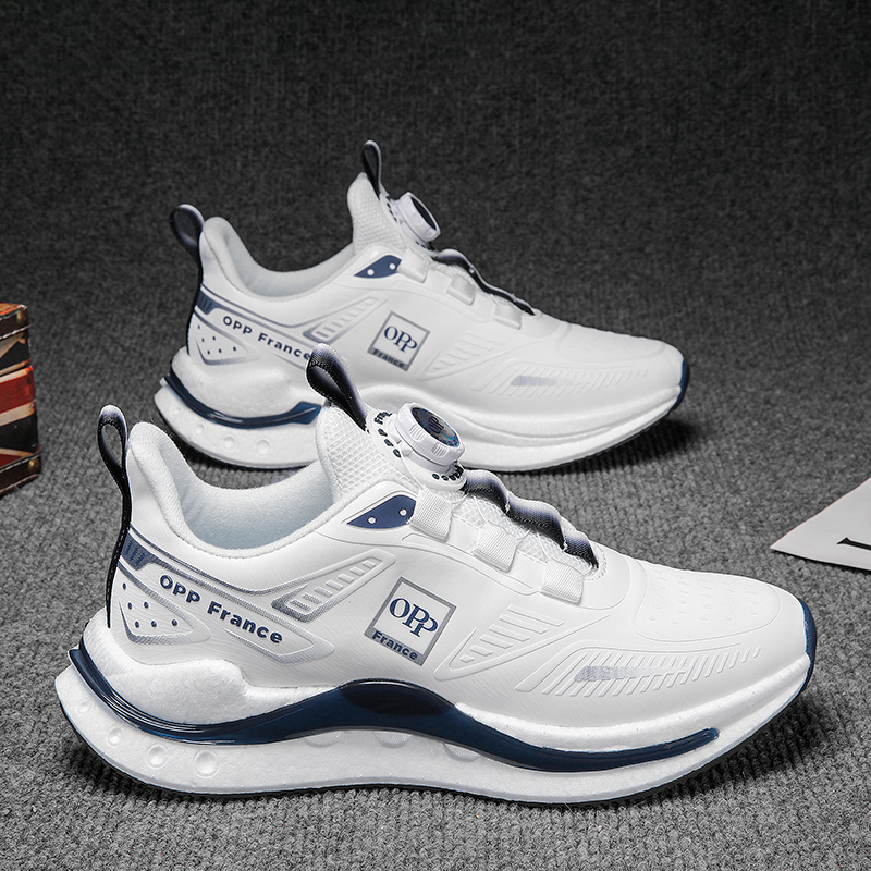 OPP冬季加绒保暖休闲运动跑步鞋情侣款鞋带旋钮减震防滑跑鞋2630