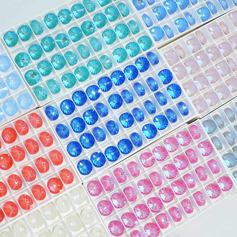 奥地利正品华子 1122卫星石8mm尖底SS39轻奢水晶钻美甲饰品