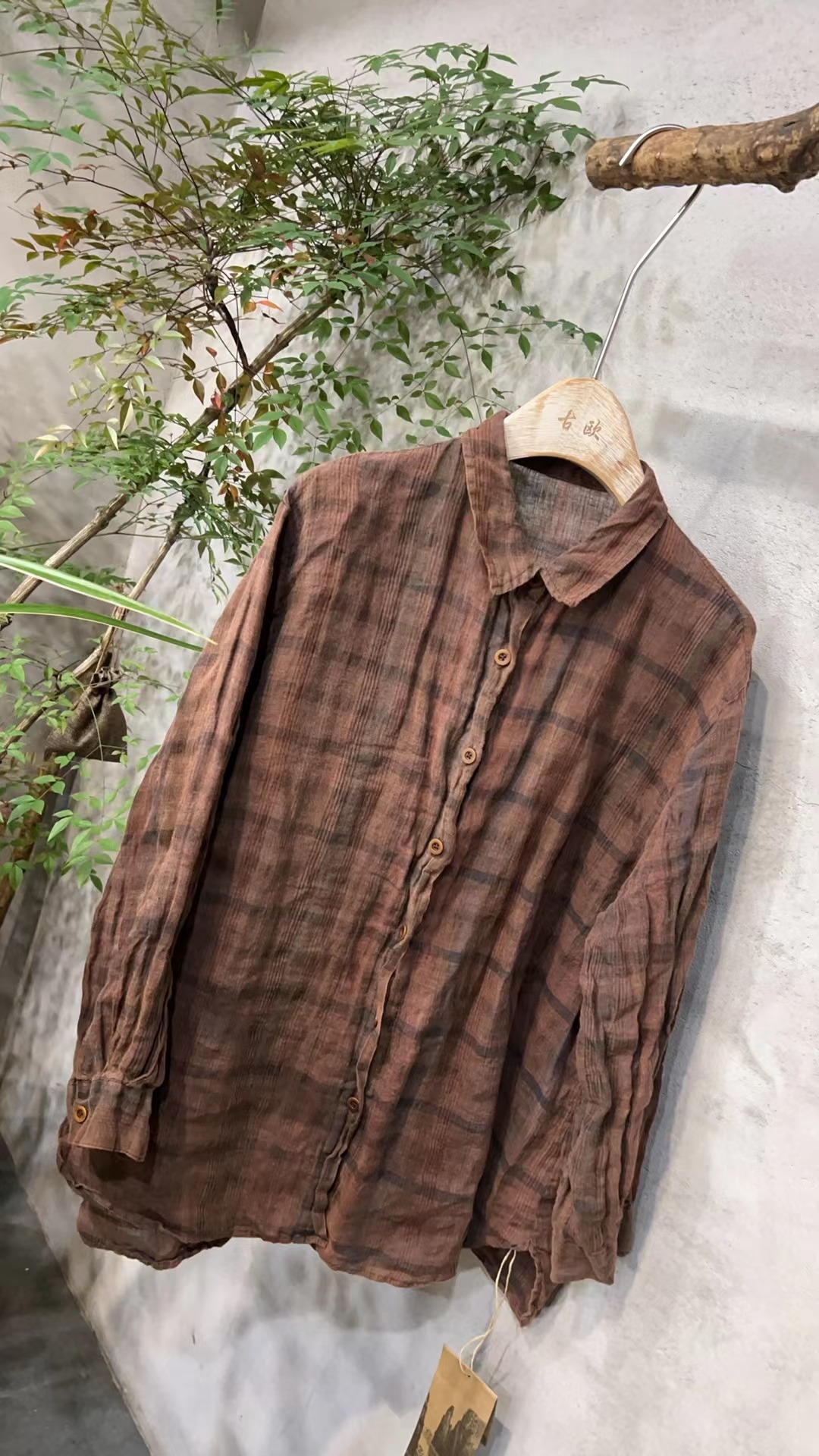 衣路原创亚麻衬衣