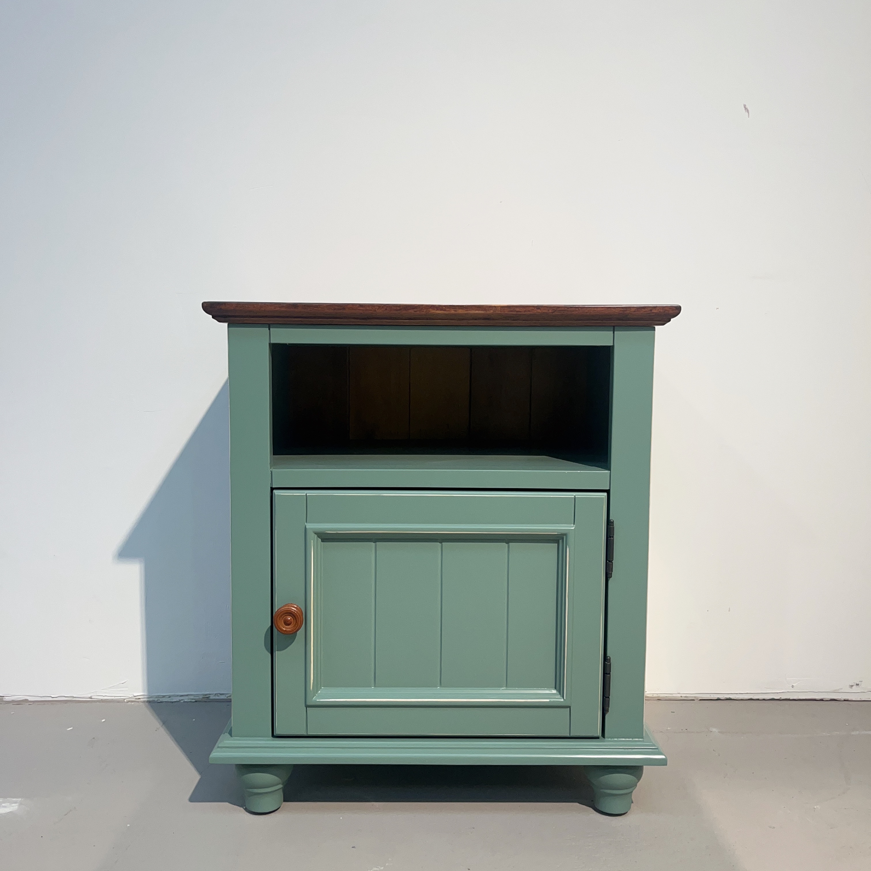 CS MLXC美式田园木质置物矮柜床头柜-普林斯特床头柜-