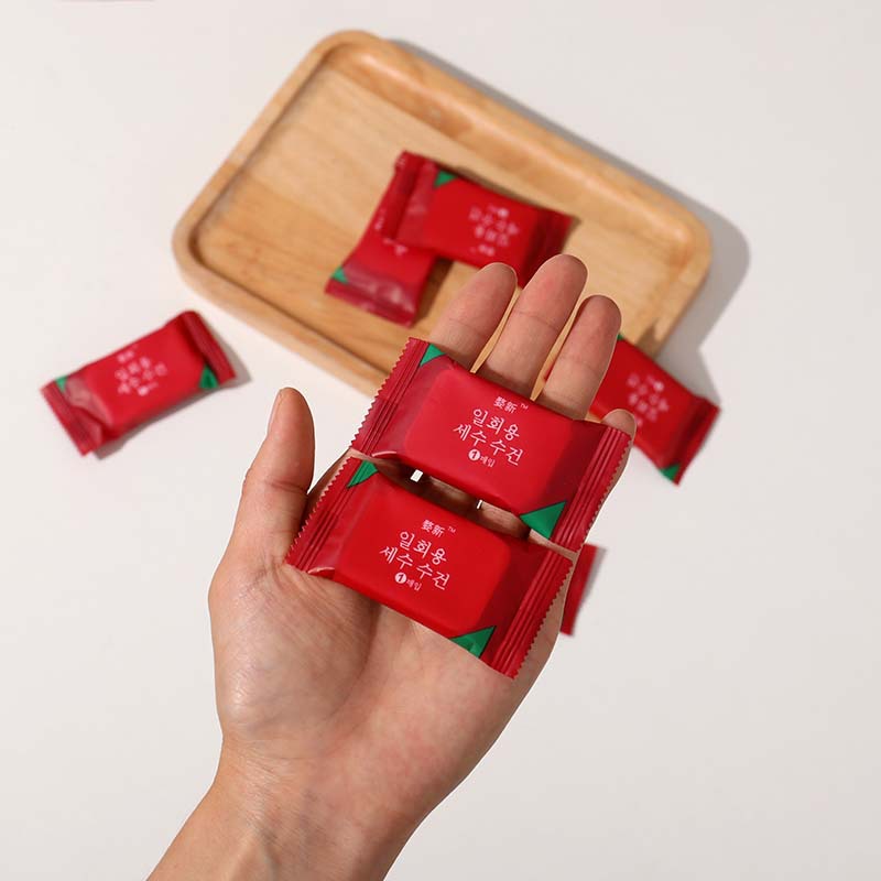 一次性洗脸巾压缩洁面巾加厚便携一次性糖果毛巾独立包装颗粒批发