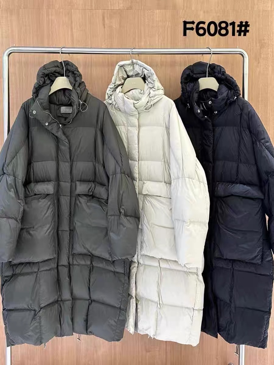 Phm长款慵懒风宽松大口袋肥款大外套BC 6081