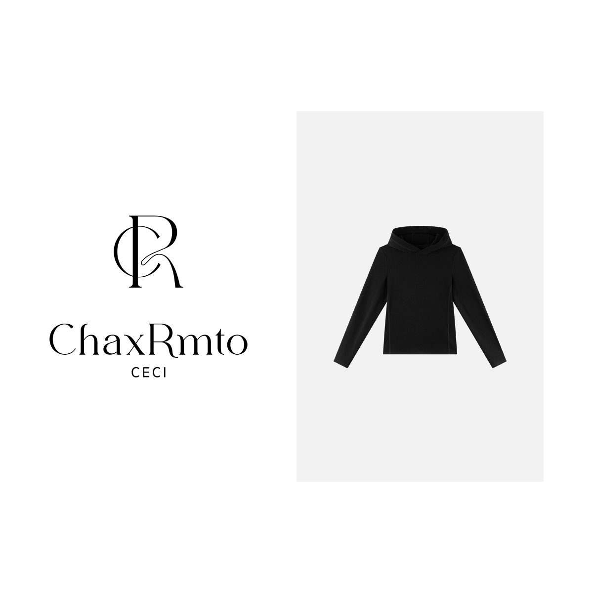 ChaxRmto 2025春季新款时尚百搭卫衣简约帽衫上衣 斯斯SC1C1308