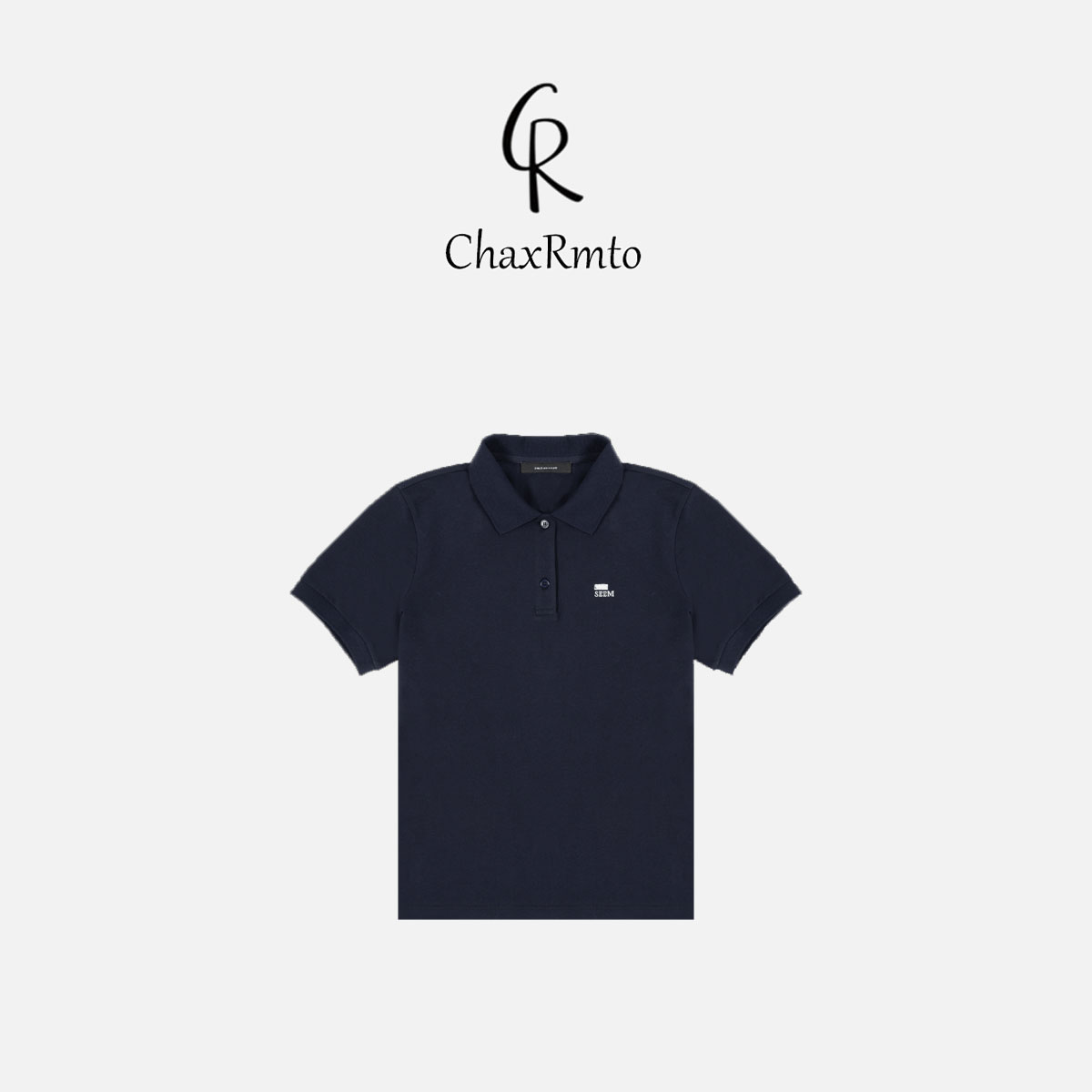 ChaxRmto 夏季时尚POLO领半袖百搭舒适休闲短袖T恤 斯斯SC1B0899