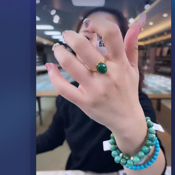 【人工处理】松石戒指（多样性）以直播间为准）KJ246