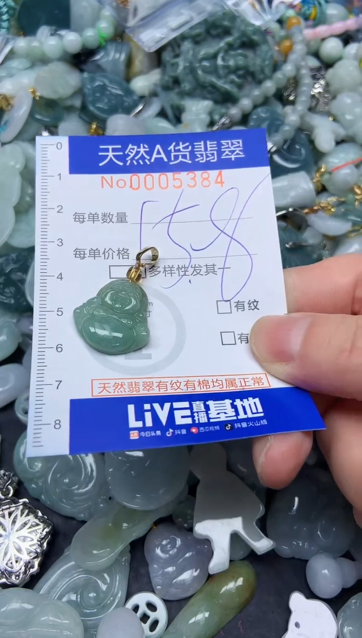 【闪购商品】翡翠颈饰未镶嵌384天然翡翠