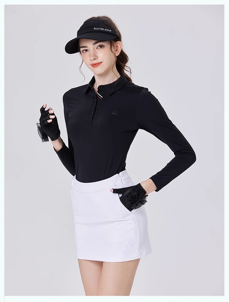 BLKTEE新款高尔夫女装裙女秋冬修身女士短裙户外运动高尔夫女裙