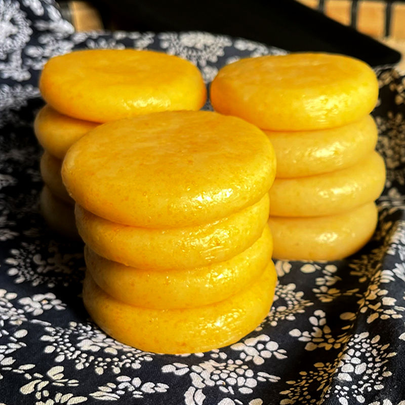贵州糯米玉米糍粑贵州特产小吃年糕手工制作玉米包谷粑粑休闲食品